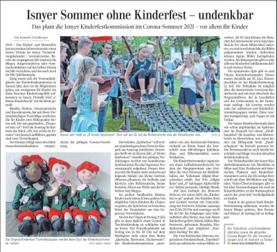 SZ Bericht CoronaSommer