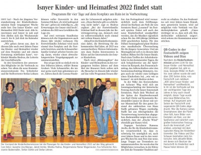 Bericht Kinderfest findet statt